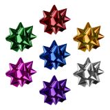 Набор бантов декоративных, MESHU, 50шт, 4,3см, звезда, ассорти