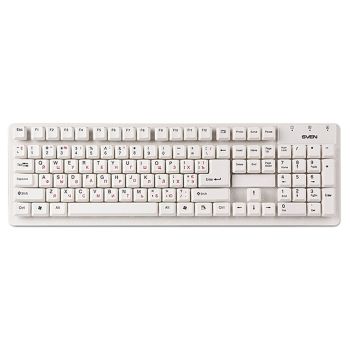 Клавиатура Sven Standard 301, USB, белый Клавиатура Sven Standard 301, USB, белый