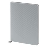 Ежедневник недатированный, А5, 136л., кожзам, Berlingo "Elegance", серый