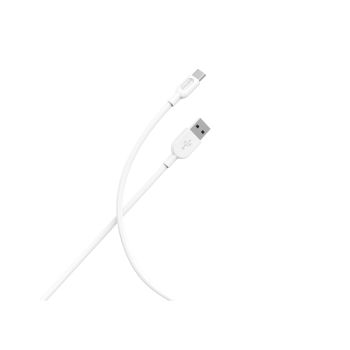 Кабель Smartbuy S01, USB - Type-C, 2,4A output, 1м, белый Кабель Smartbuy S01, USB - Type-C, 2,4A output, 1м, белый