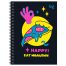 Записная книжка А6 80л., на гребне BG 