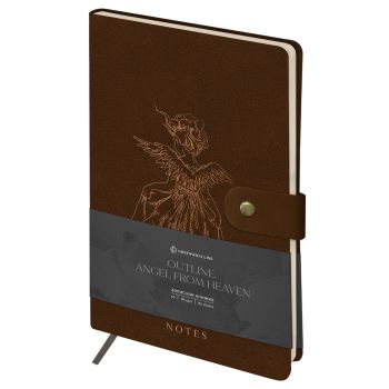 Записная книжка А5 80л., ЛАЙТ, кожзам, Greenwich Line 