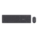 Комплект беспроводной клавиатура + мышь Smartbuy ONE 328327AG, USB, черный