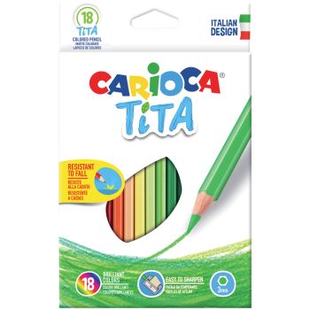 Карандаши цветные пластиковые Carioca Карандаши цветные пластиковые Carioca