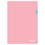 Папка-уголок Berlingo "Haze" А4, 200мкм, софт-тач, двухцветная, голубая/розовая