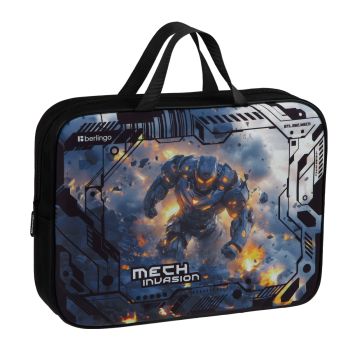 Папка текстильная с ручками 1 отделение, А4 Berlingo 