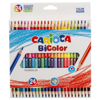 Карандаши цветные двухсторонние Carioca 