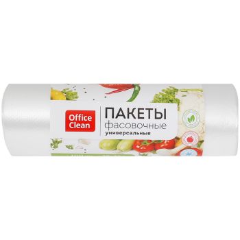 Пакеты фасовочные OfficeClean ПНД, 25*32см, 6мкм, рулон 100шт. Пакеты фасовочные OfficeClean ПНД, 25*32см, 6мкм, рулон 100шт.