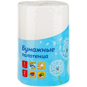 Полотенца бумажные в рулоне OfficeClean Полотенца бумажные в рулоне OfficeClean