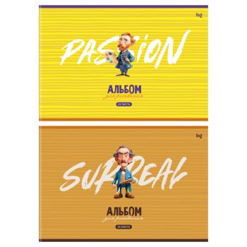 Альбом для рисования 24л., А4, на скрепке BG 