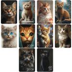 Календарь карманный, 65*95 мм BG "Коты", глянцевая ламинация, ассорти, 2026г.