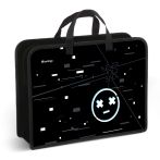 Папка с ручками 1 отделение, А4 Berlingo "Smile", 340*245*100мм, пластик, на молнии