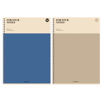 Тетрадь 96л., А4, клетка, на гребне BG 