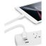 Кабель Defender USB - Type-C, 2.1A output, 1m, белый