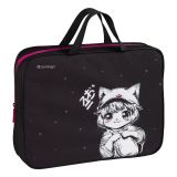 Папка текстильная с ручками 1 отделение, А4 Berlingo "Kawaii Dream", 350*265*75мм, текстиль, на молнии