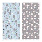 Упаковочная бумага глянц. 70*100см, MESHU "Сute friends", 80 г/м2, ассорти 2 дизайна