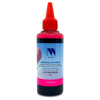 Чернила совм. NV Print универсальные на водной основе для Сanon, Epson, НР, Brother (100 ml) Magenta совместимые Чернила совм. NV Print универсальные на водной основе для Сanon, Epson, НР, Brother (100 ml) Magenta совместимые