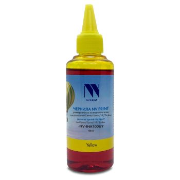 Чернила совм. NV Print универсальные на водной основе для Сanon, Epson, НР, Brother (100 ml) Yellow совместимые Чернила совм. NV Print универсальные на водной основе для Сanon, Epson, НР, Brother (100 ml) Yellow совместимые