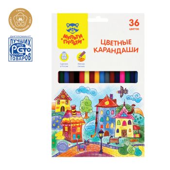 Карандаши цветные Мульти-Пульти 