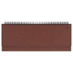 Планинг недатированный, 56л., 330*130мм, кожзам, BG "Небраска", коричневый