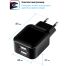 Зарядное устройство сетевое Defender EPA-13, 2*USB, 2.1А output, пакет, черный