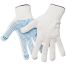Перчатки х/б 10 класс OfficeClean, эконом, с точечным ПВХ, 4 нити, белый, (40-42г), 116 текс
