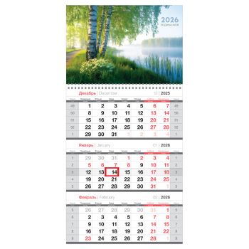 Календарь квартальный 1 бл. на 1 гр., 295*650 мм BG Календарь квартальный 1 бл. на 1 гр., 295*650 мм BG