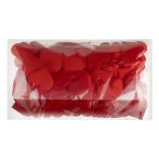 Наполнитель для подарков, 3см, "Red hearts", MESHU, 100шт., красный