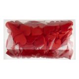 Наполнитель для подарков, 3см, "Red hearts", MESHU, 100шт., красный
