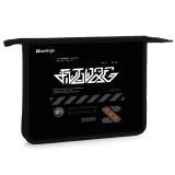 Папка для тетрадей 1 отделение, А5 Berlingo "Future Ink", 240*205*40мм, пластик, на молнии