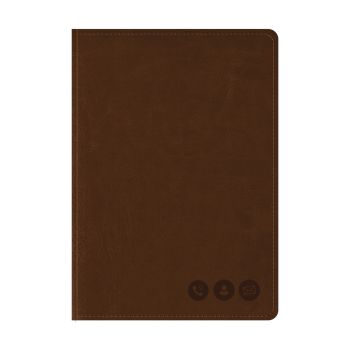 УЦЕНКА - Телефонная книга А5, 80л., кожзам, OfficeSpace 