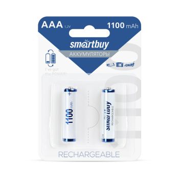 Аккумулятор Smartbuy AAA (HR03) 1100mAh 2BL Аккумулятор Smartbuy AAA (HR03) 1100mAh 2BL