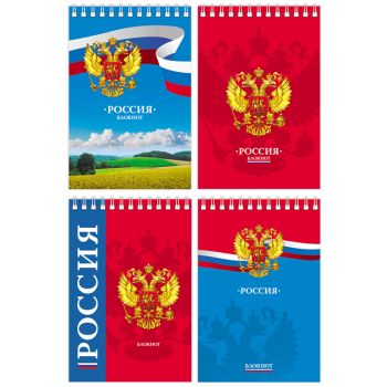 Блокнот А6 60л. на гребне BG 