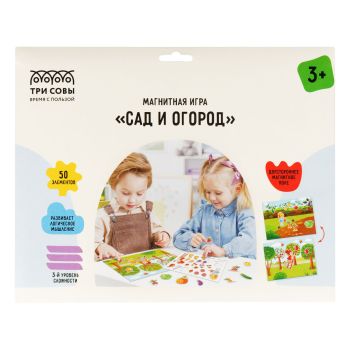 Игра развивающая на магнитах ТРИ СОВЫ Игра развивающая на магнитах ТРИ СОВЫ