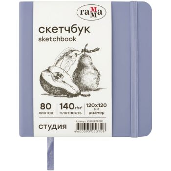 Скетчбук 80л., 120*120 Гамма Скетчбук 80л., 120*120 Гамма