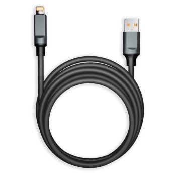 Кабель Smartbuy Bold, USB - Lightning, для Apple, экстрапрочный, 3A output, оплетка TPE, 1м, черный Кабель Smartbuy Bold, USB - Lightning, для Apple, экстрапрочный, 3A output, оплетка TPE, 1м, черный