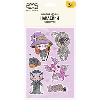 Алмазная мозаика, наклейки ТРИ СОВЫ 