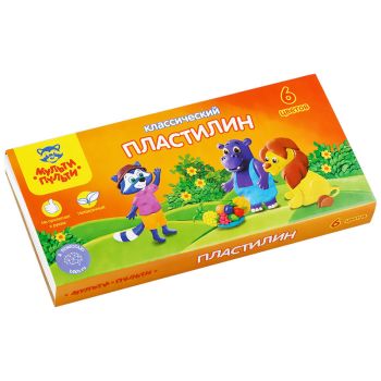 Пластилин Мульти-Пульти 