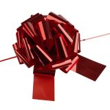 Бант декоративный, MESHU, 36см, круглый, красный